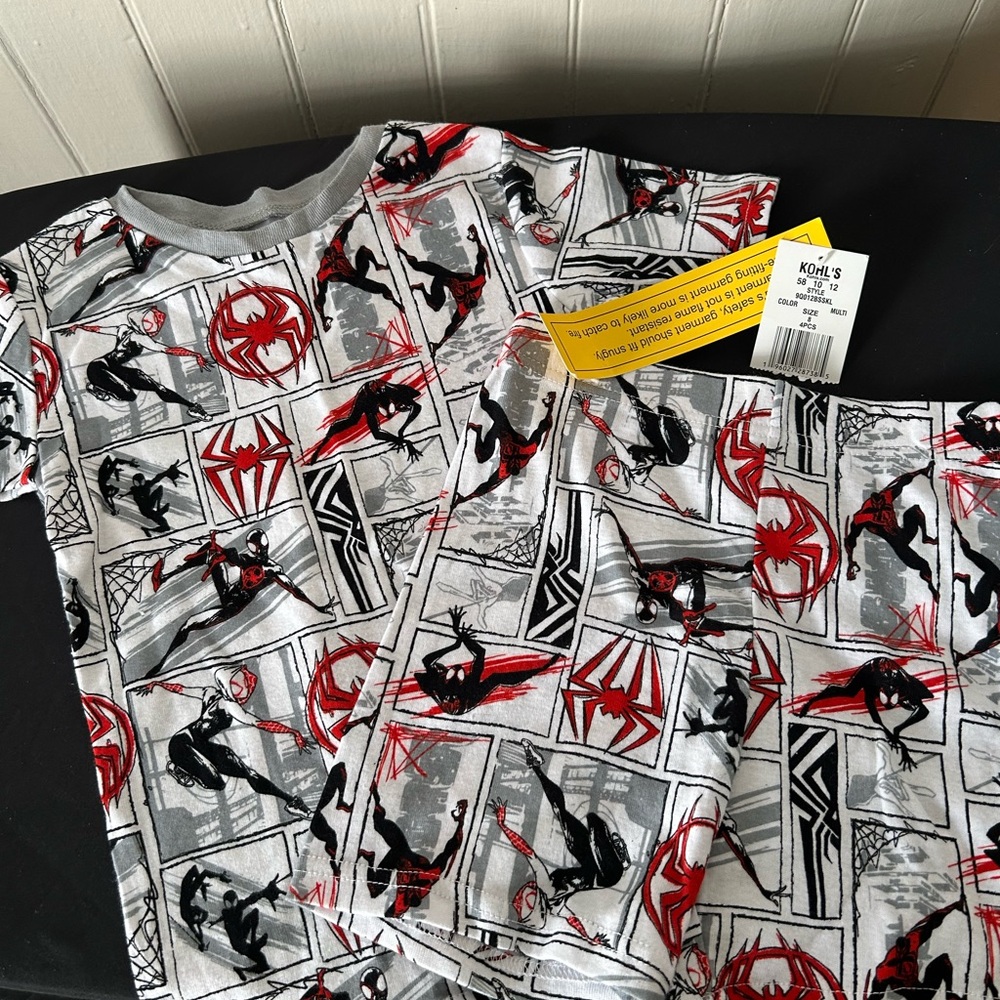 Marvel Spider-Man Spring/Summer 2Pc PJ’s Set Size 8/NWT